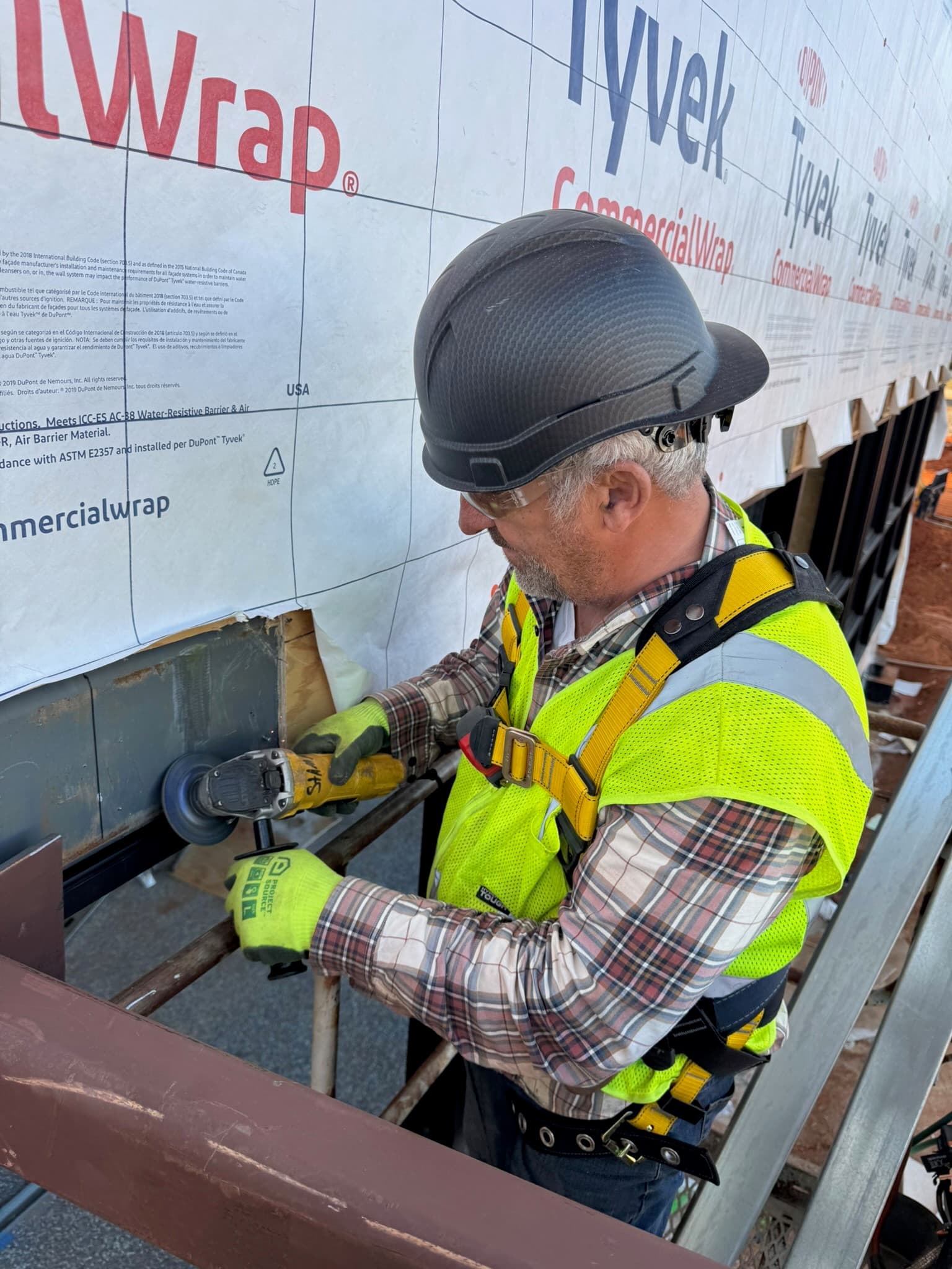 Professional certified welder performing precision welding work - DJN Services LLC team member